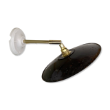 Vintage lampshade wall light in enamelled sheet metal (ref 2)