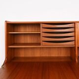 Danish design teak highboard, 1960s