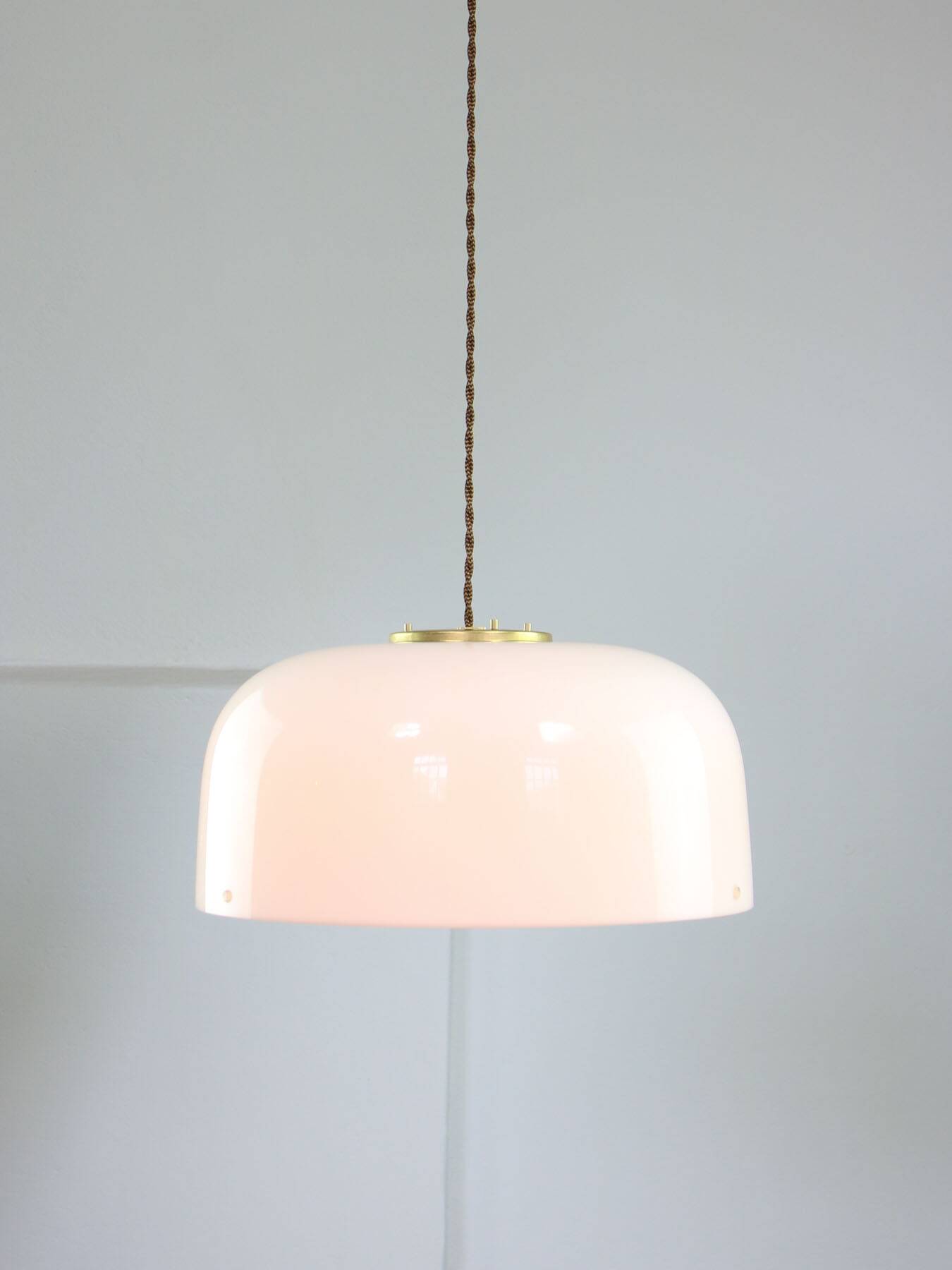 Space Age Medusa by Luigi Massoni for Guzzini in Brass, 1970s