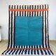Handmade pure wool rug, size 100 x 200 cm