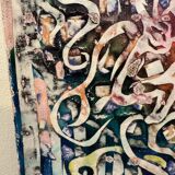 Mixed media on canvas Dominique Digeon – “The White King”, 2006