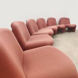 Ensemble de salon au design vintage Chaises Alky Giancarlo Piretti Artifort