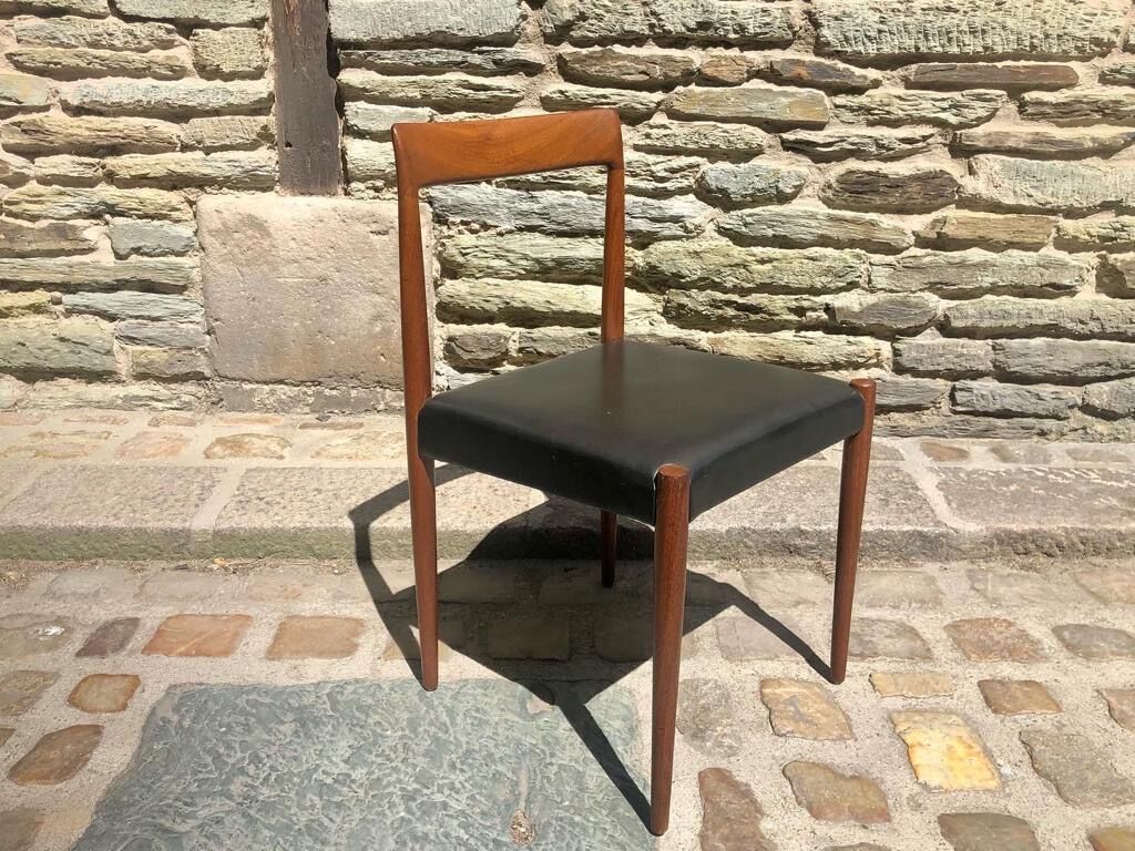 4 chairs Lübke, Germany, 1960s