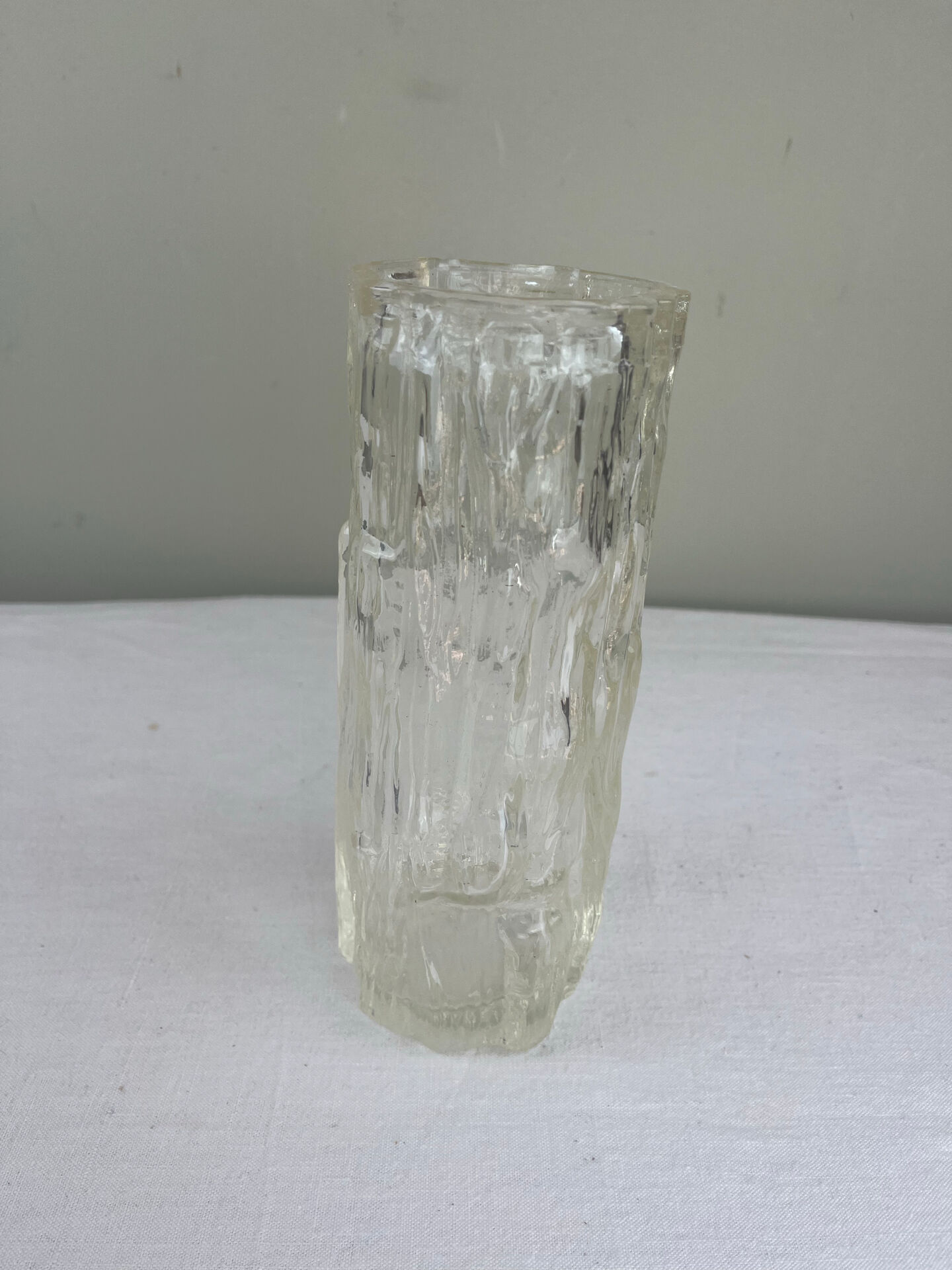 "Glass cascade vase"