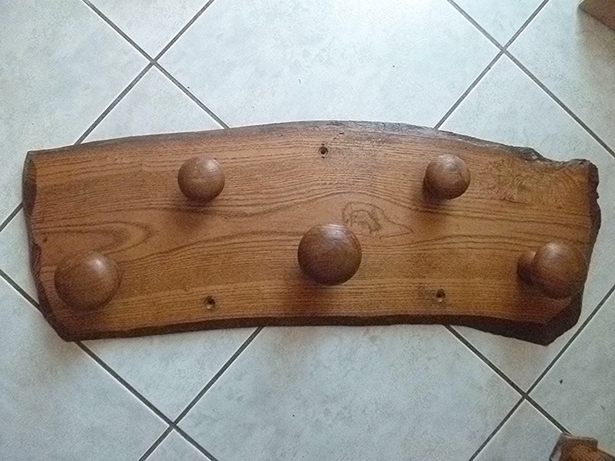 Porte manteau en chêne, vintage