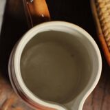 Digoin pitcher in vintage stoneware