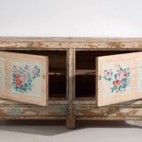 Antique white sideboard with original illustrations (c.1900) #7