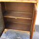 Bookcase in rattan and canning