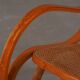 Vintage bentwood rocking chair by Luigi Crassevig, Italy 1970s