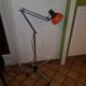 Vintage floor lamp with wheels Lival p12