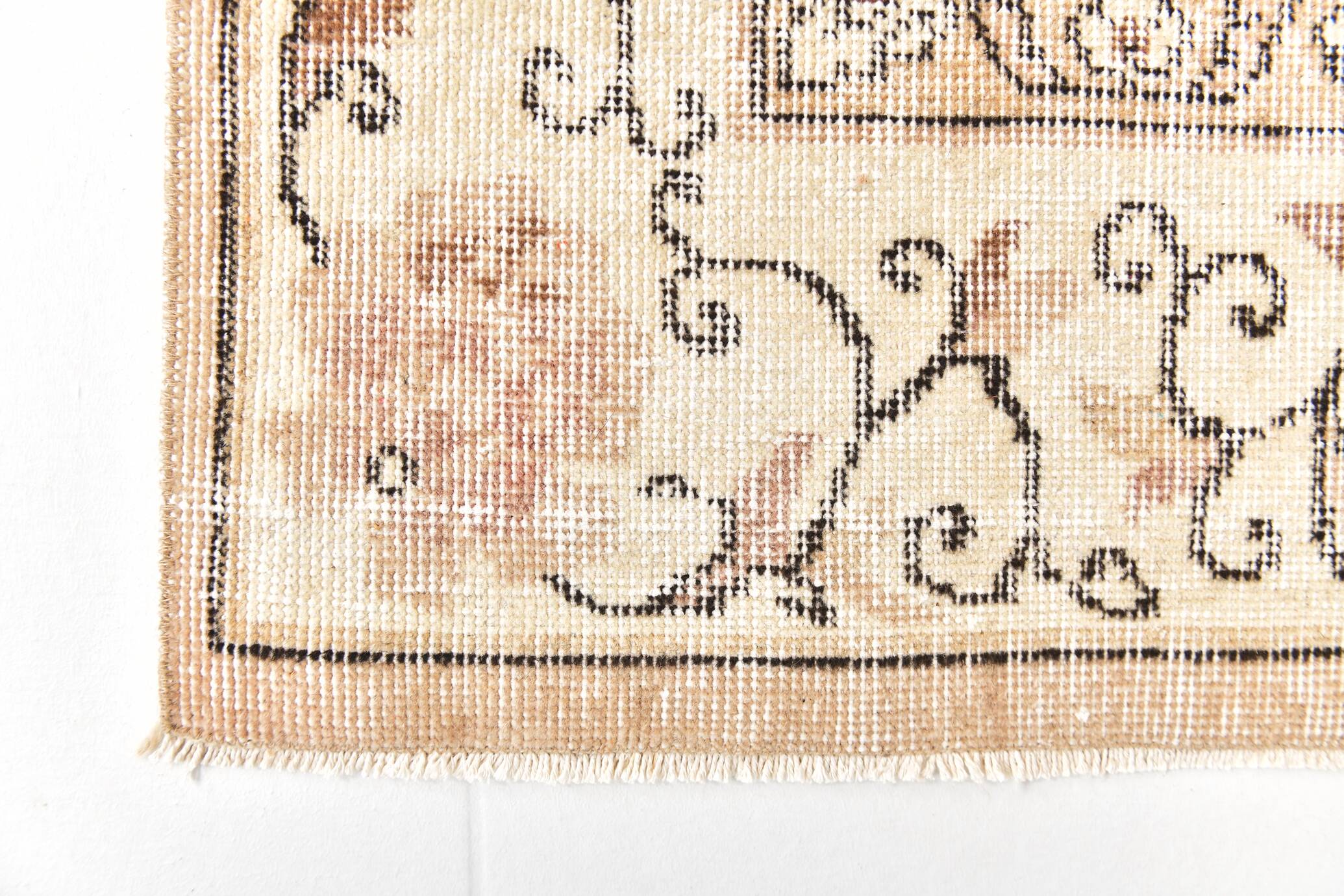 Tapis vintage floral turc