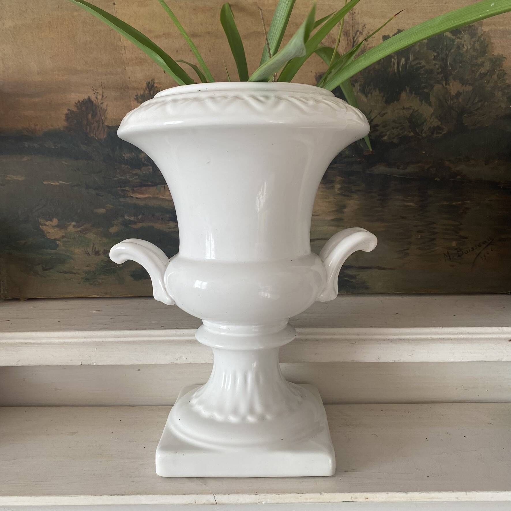 Jardinière Médicis , vase  en céramique Italy 26 cm