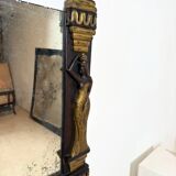 Art Deco style mirror in carved wood