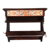 Wall-mounted kitchen roll holder / wall-mounted kitchen shelf
