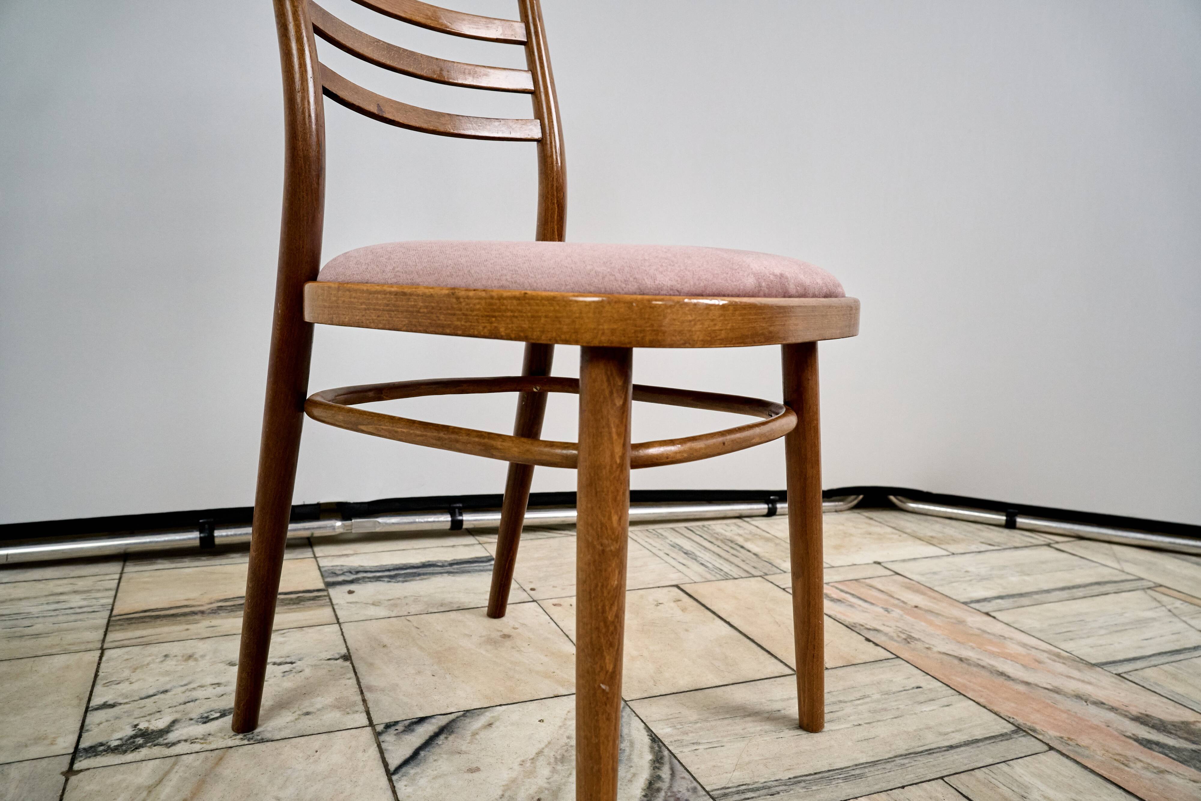 Set of 4 Dining Chairs, TON, 1960s, Czechoslovakia