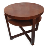 Table Art Déco en chêne rénovée, Pologne années 1930