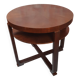 Table Art Déco en chêne rénovée, Pologne années 1930