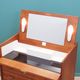 Teak dressing table, Scandinavian design, 1960s, manufactured by SW Finland