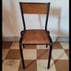 School desk and chair set