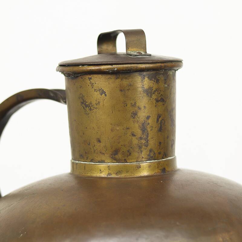 Early 19th century Antique copper milk can