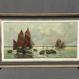 Albert Bern (1898-1968) "Seascape". Impressionism.