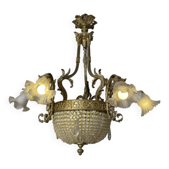 Antique chandelier early 20th century