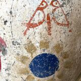 Polychrome decorated terracotta jar