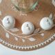 Set of 3 vintage Legrand two-way switches from the 70s/80s