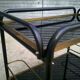 Vintage wheeled bar