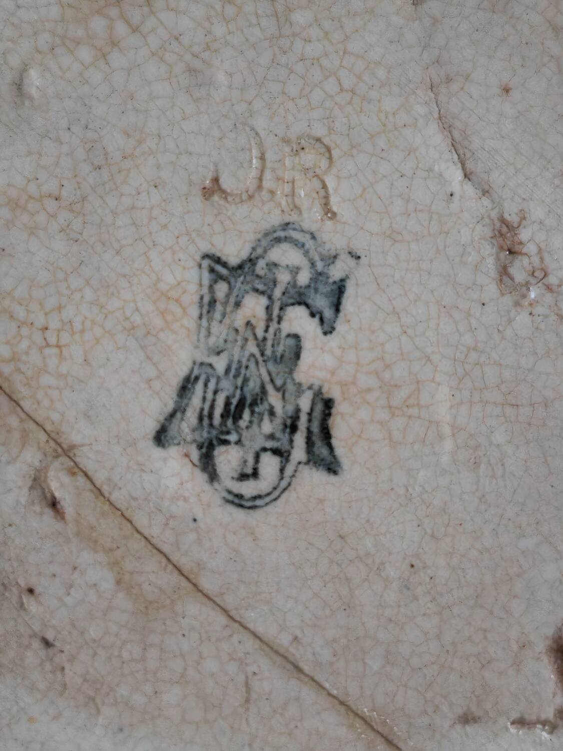 Gien 19th century cashmere bowl