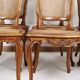 Louis xvi style cane chairs