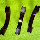Bakelite handles 1930/40's (x3)