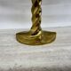 Mid-century large brutalist solid bronze candleholder, 1970s