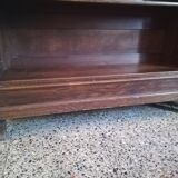 Pair of solid oak library