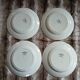 4 antique flat plates from Sarreguemines