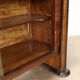 Vintage display cabinet from the 1920s-30s in walnut, Italy.