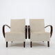 1950s Jindrich Halabala Set of Two Armchairs, Czechoslovakia