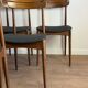 Set of 6 Scandinavian teak chairs – 1960s