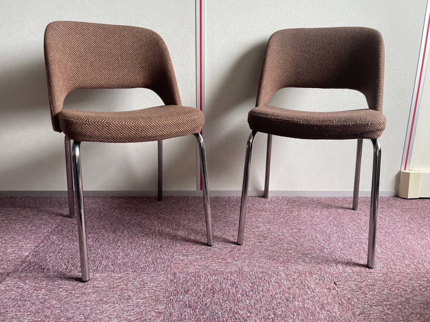 Set of 6 barrel chairs