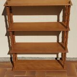 Vintage bamboo wood shelf