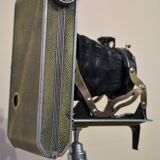 Camera bellows pontiac with his tripods