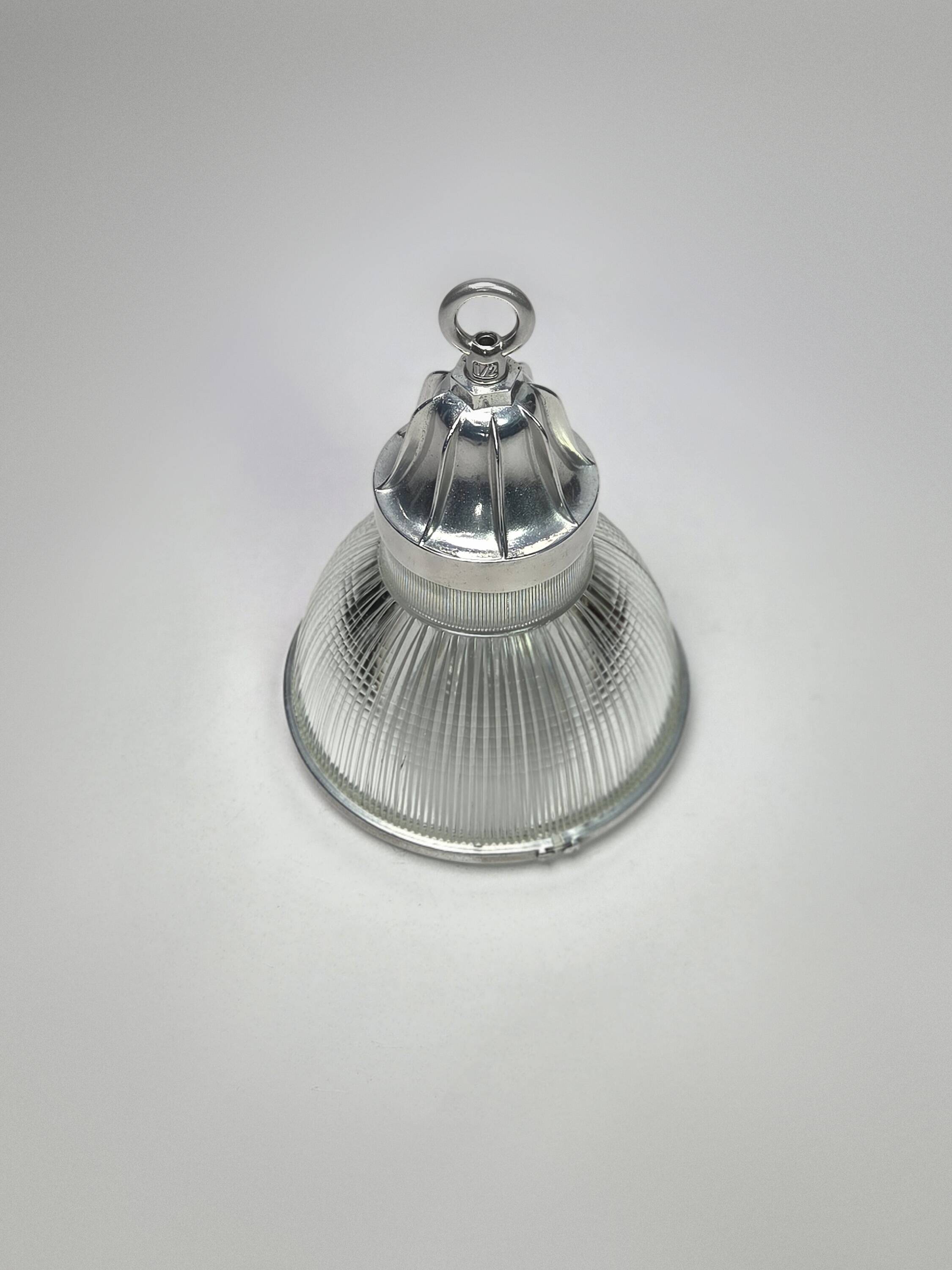 Holophane industrial lamp.