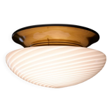 Murano Swirl ceiling lamp, Italy 1970s