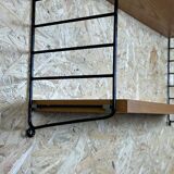60's 70's oak string shelf module by Kajsa & Nils "Nisse" Strinning Sweden