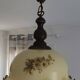 Vintage Scalloped Edge Glass Chandelier
