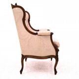 Wingback armchair, France, circa 1890.