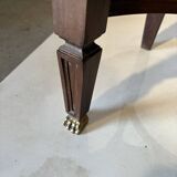 Pair of Louis XVI style bedside tables – gilt bronze details