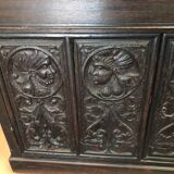 Low gothic style buffet epoque louis xiii