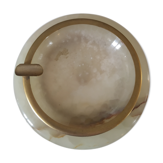 Ashtray in alabaster