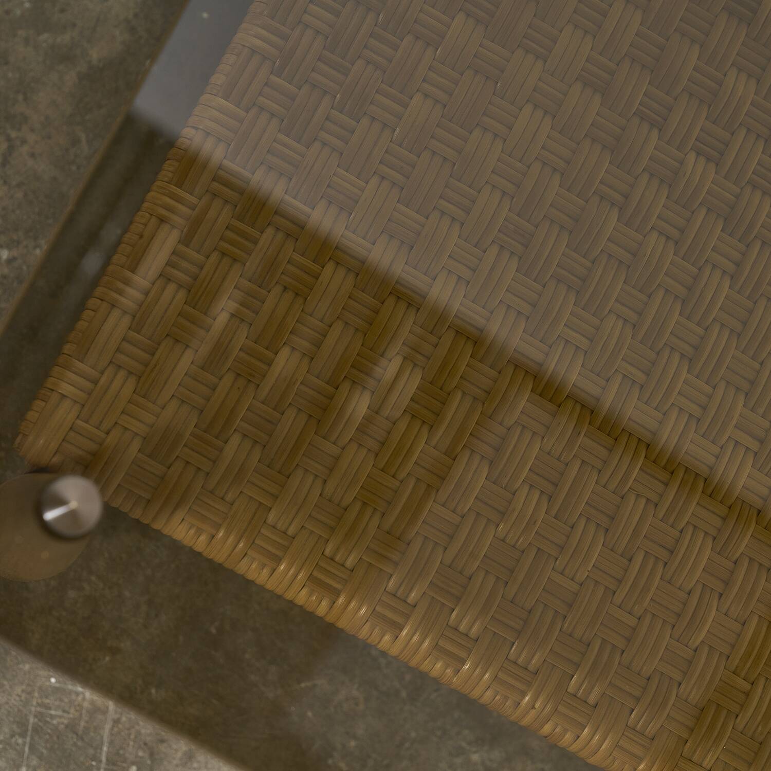 Coffee table and its stool.